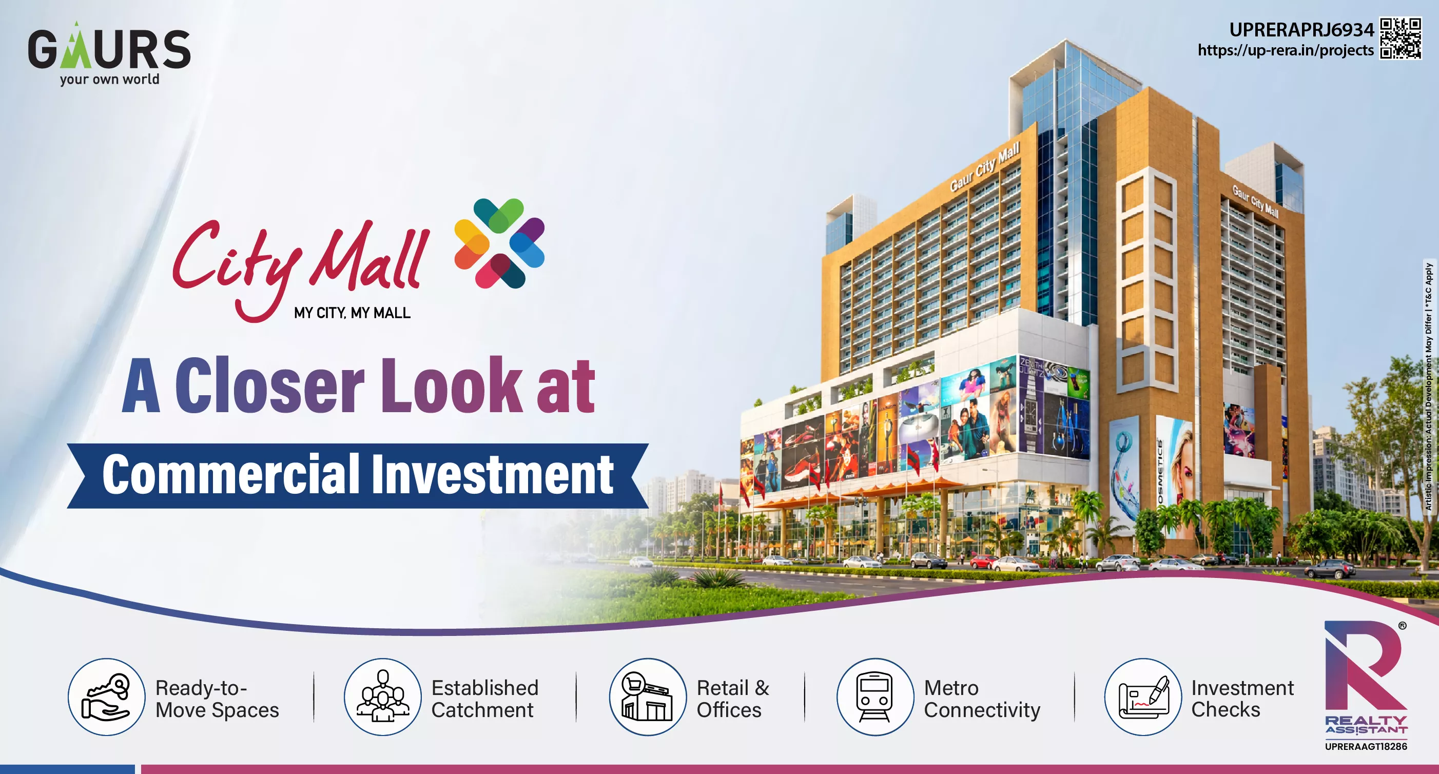 Gaur City Mall Greater Noida West: Commercial Space Investment Guide