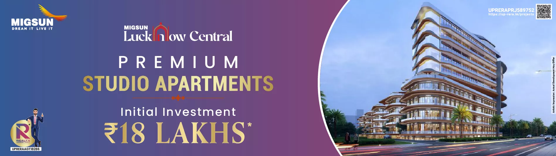 Migsun Lucknow Central Commercial Studios