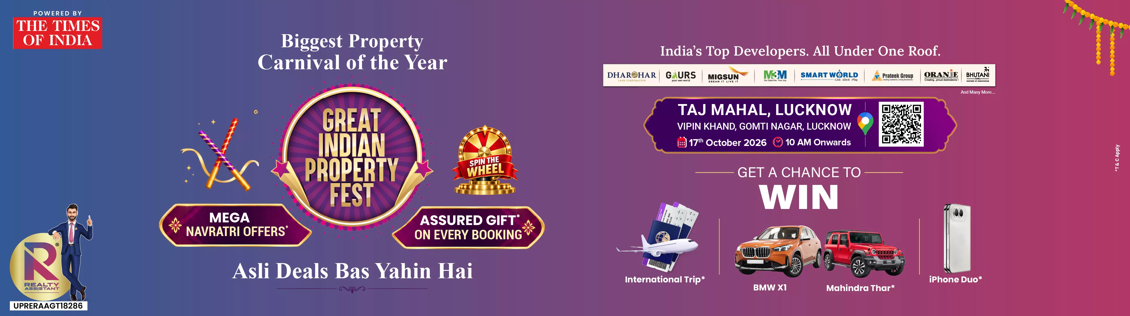 The Great Indian Property Fest: India’s Premier Developers in Lucknow's Regal Fest