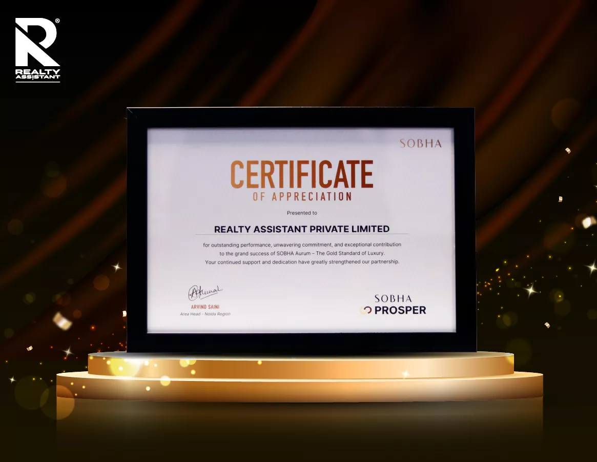 Recognized by Sobha Realty