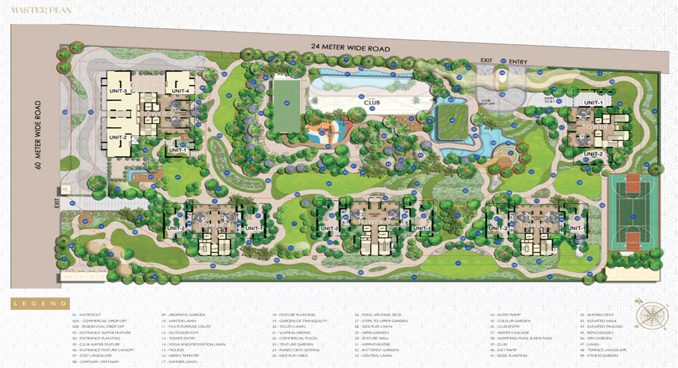Master Plan CRC Maesta Greater Noida West