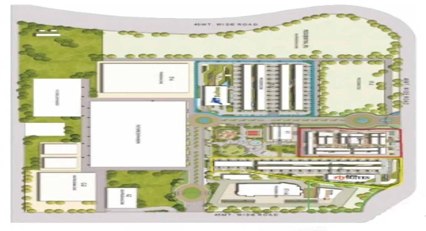 Migsun Nehru Place (Migsun Express Suites) 3 Site Plan