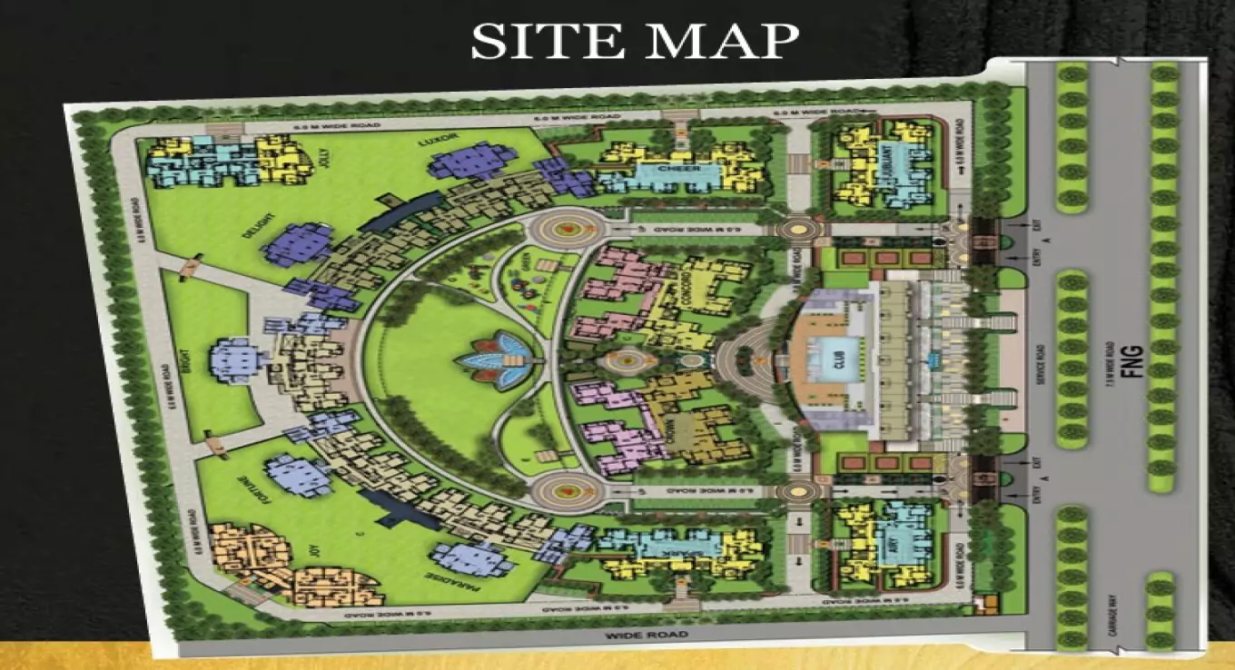 Sikka The Crown of Noida Site Map