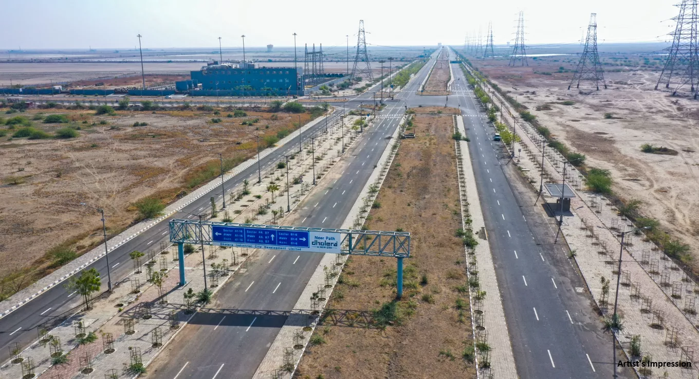 Dholera Smart City Road Network