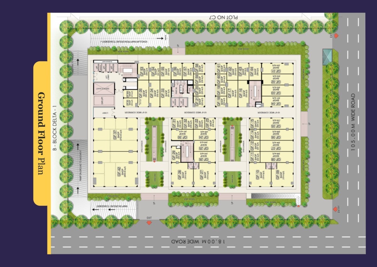 Kaveri City Centre GF Floor Plan