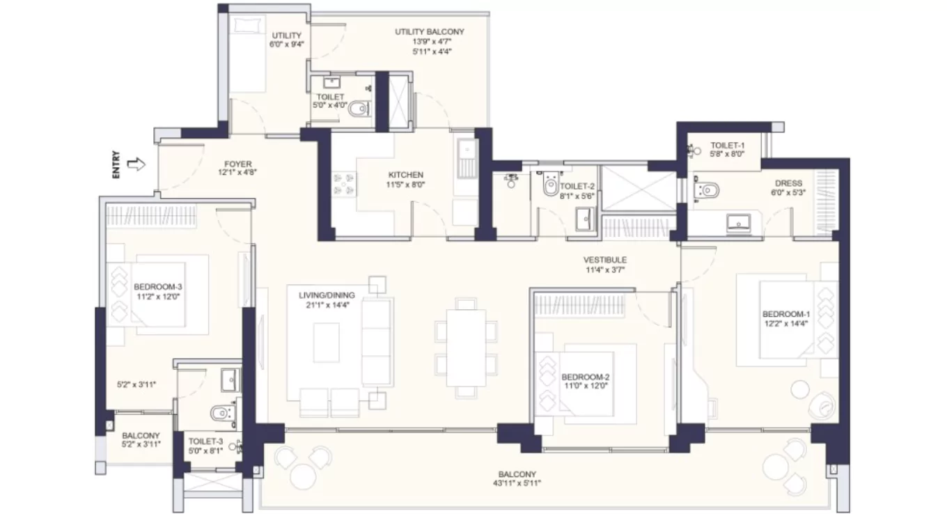 Conscient Parq Floor Plan