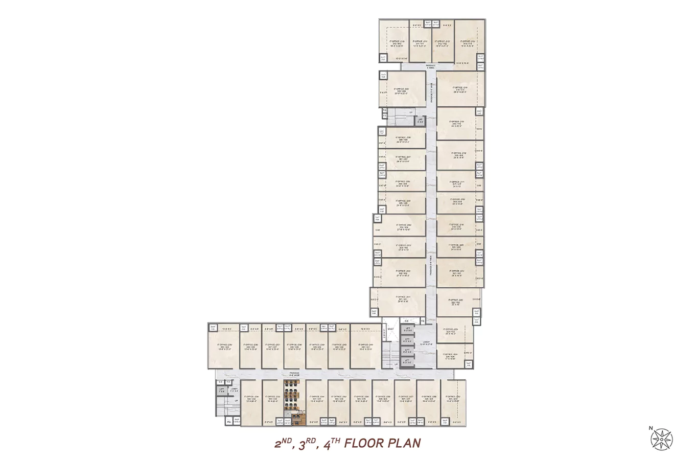 C30 Square Floor Plan