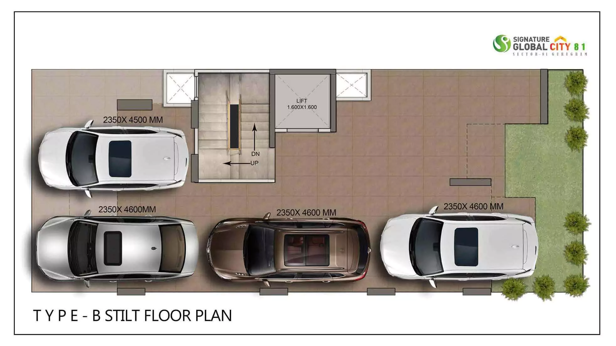 Signature Global City 81 Stilt Floor Plan