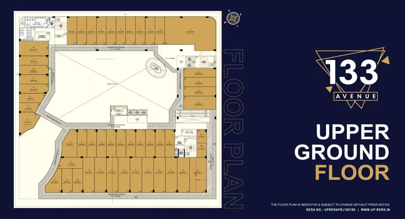 Bhutani Avenue 133 Upper Ground Floor Plan