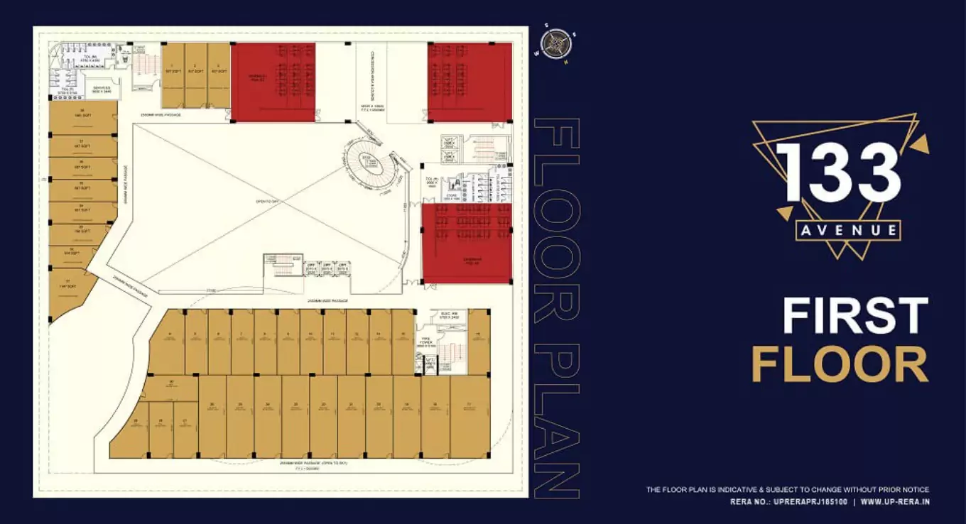 Bhutani Avenue 133 First Floor Plan