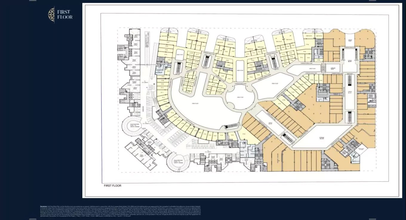 M3M The Cullinan Avenue First Floor Plan