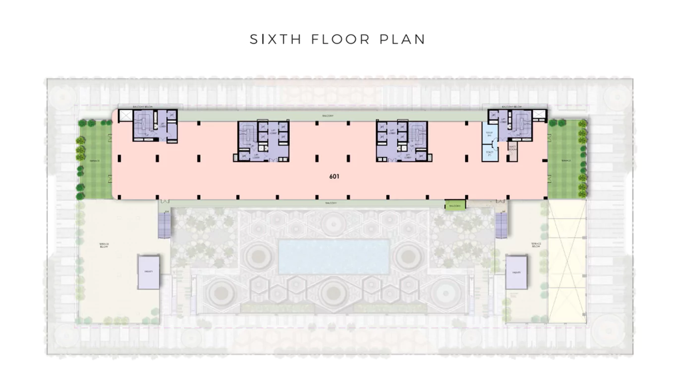 Sixth Floor Plan Westway Central Ikon