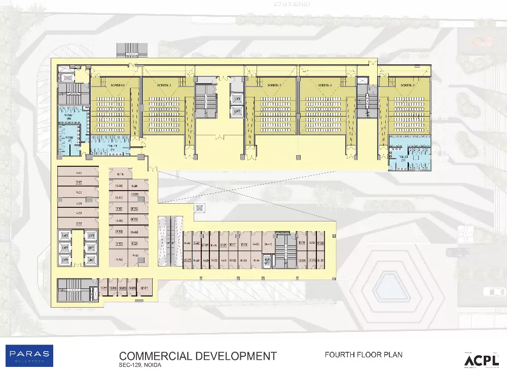 Paras Avenue Fourth Floor Plan