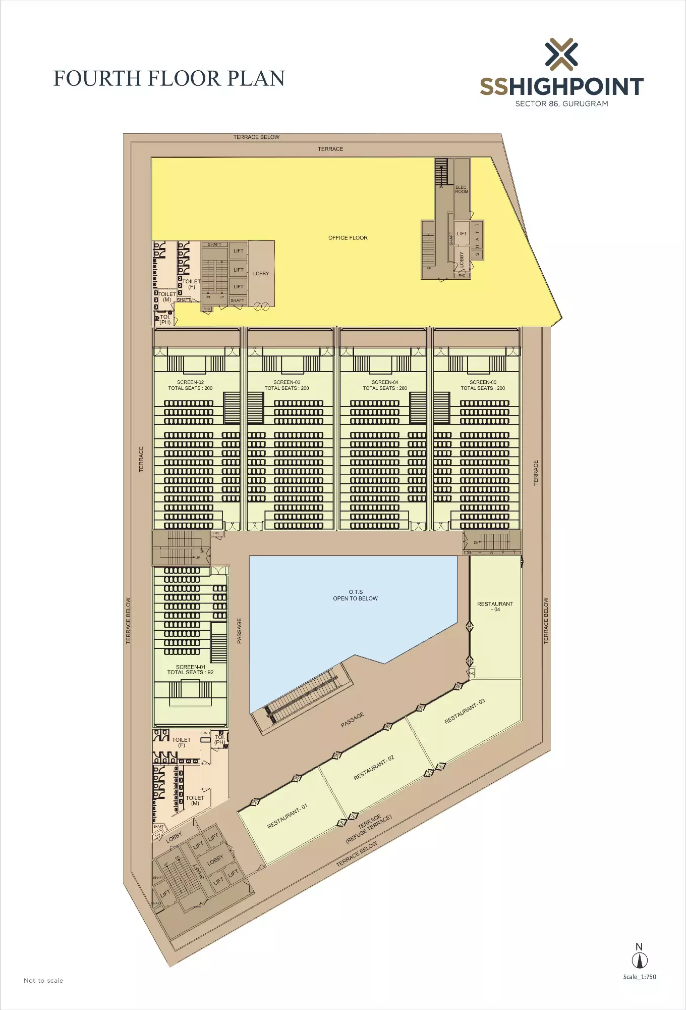 SS Highpoint Fourth F Floor Plan