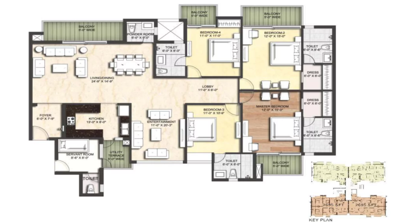 Sikka Samrat Homes Villa Floor Plan
