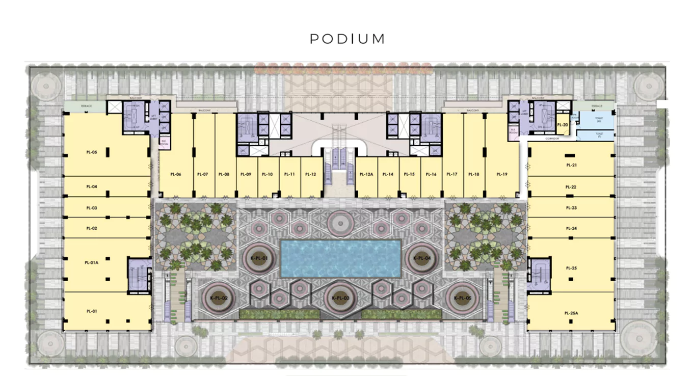 Podium Floor Plan Westway Central Ikon
