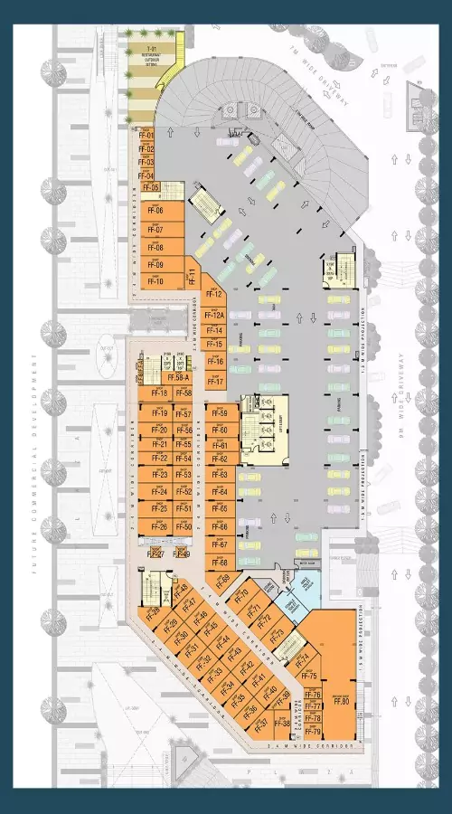 Gaur Yamuna City The Hub Floor Plan