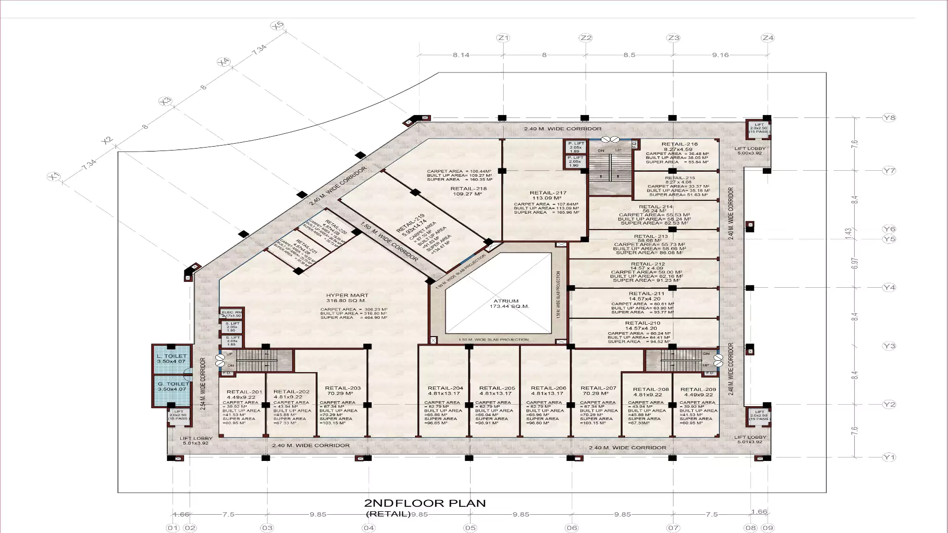 GPCL Brij Tower Floor Plan