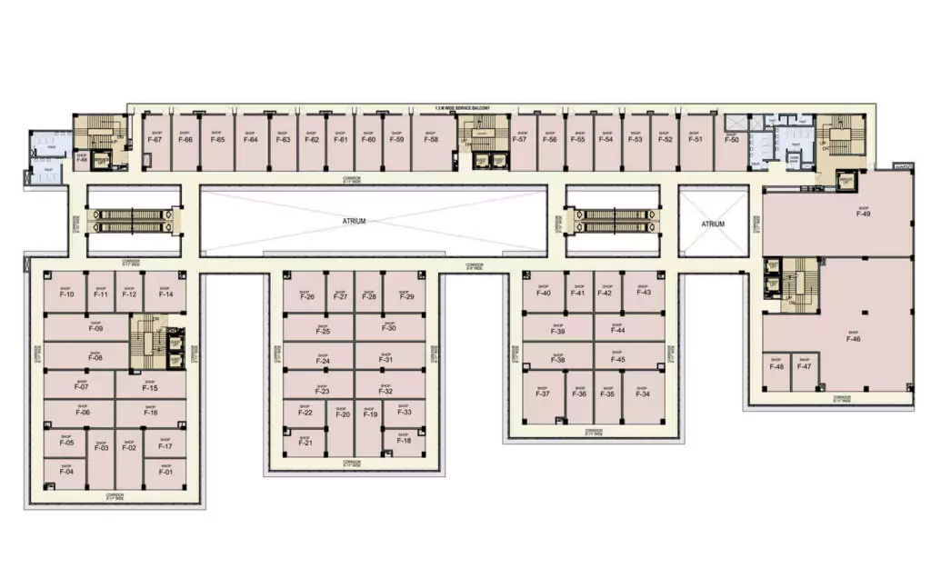 Bhutani City Center 150 First Floor Plan