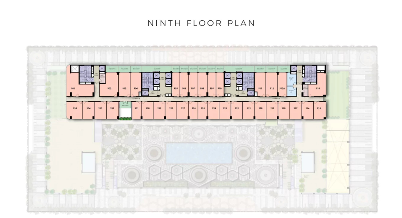 Ninth Floor Plan Westway Central Ikon