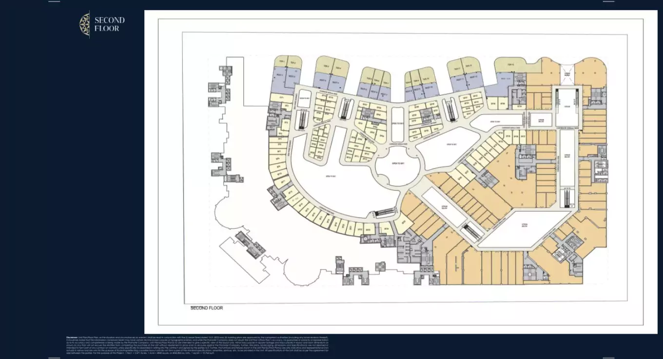 M3M The Cullinan Avenue Second Floor Plan
