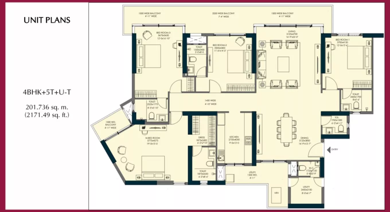 4 BHK (Type 1)