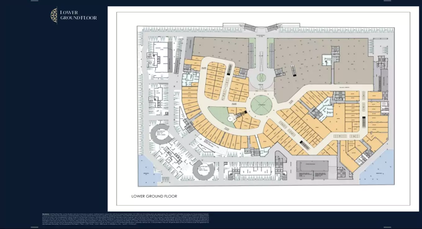M3M The Cullinan Avenue Lower Ground Floor Plan