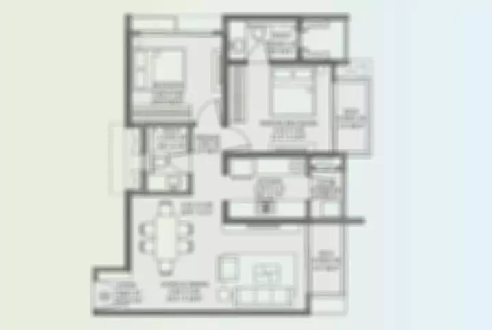 Godrej City Panvel 2 BHK Floor Plan
