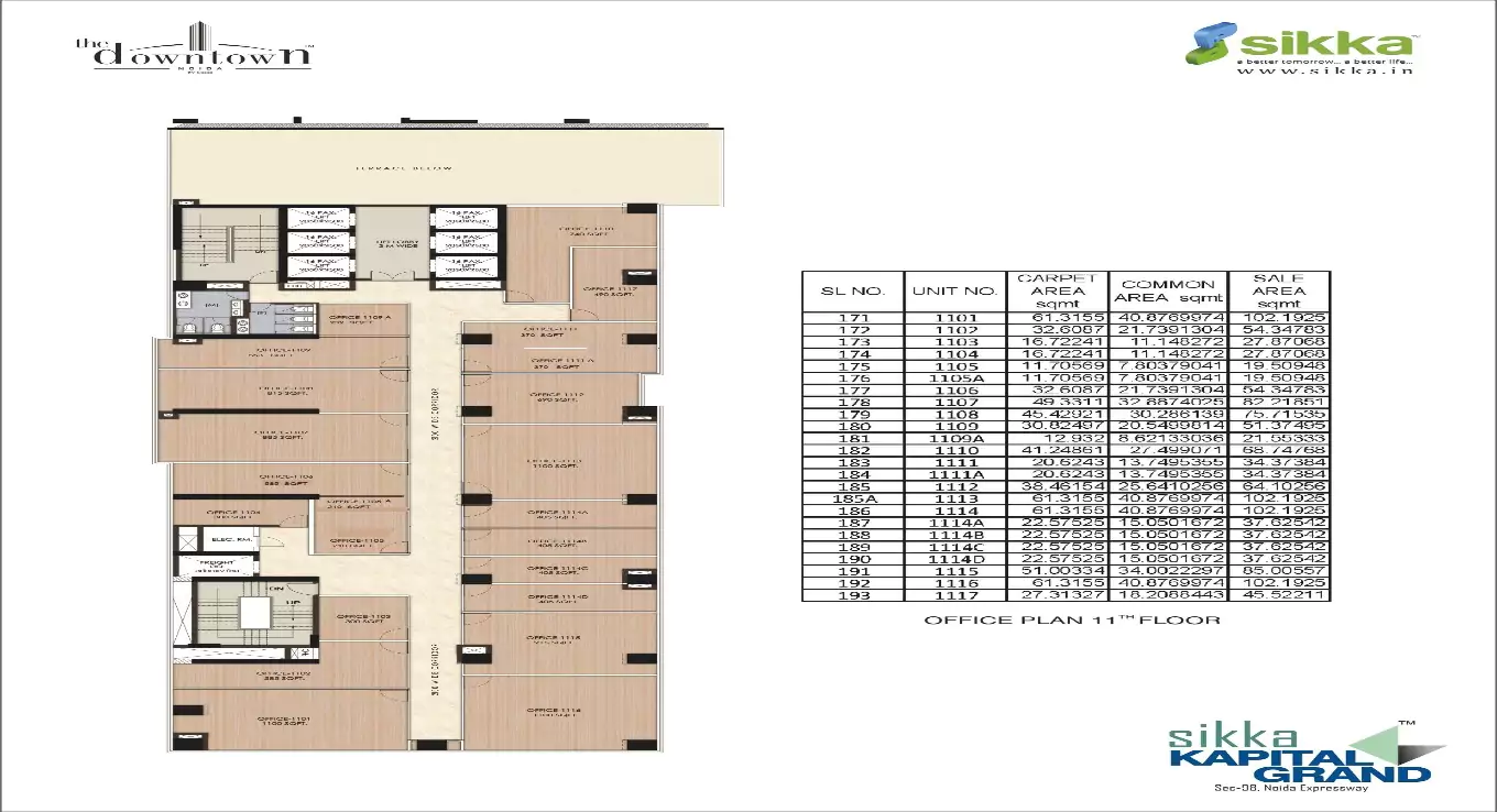Sikka The Downtown Floor Plan