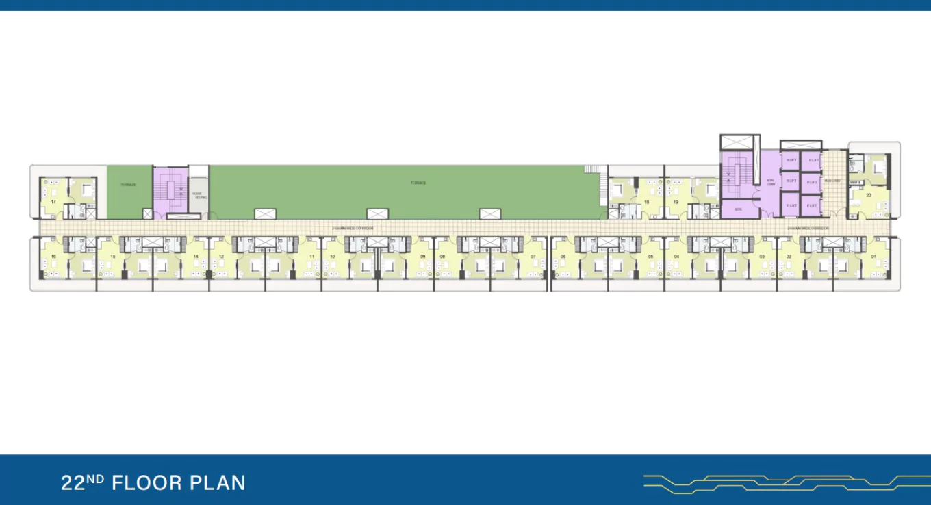 M3M The Line Floor Plan