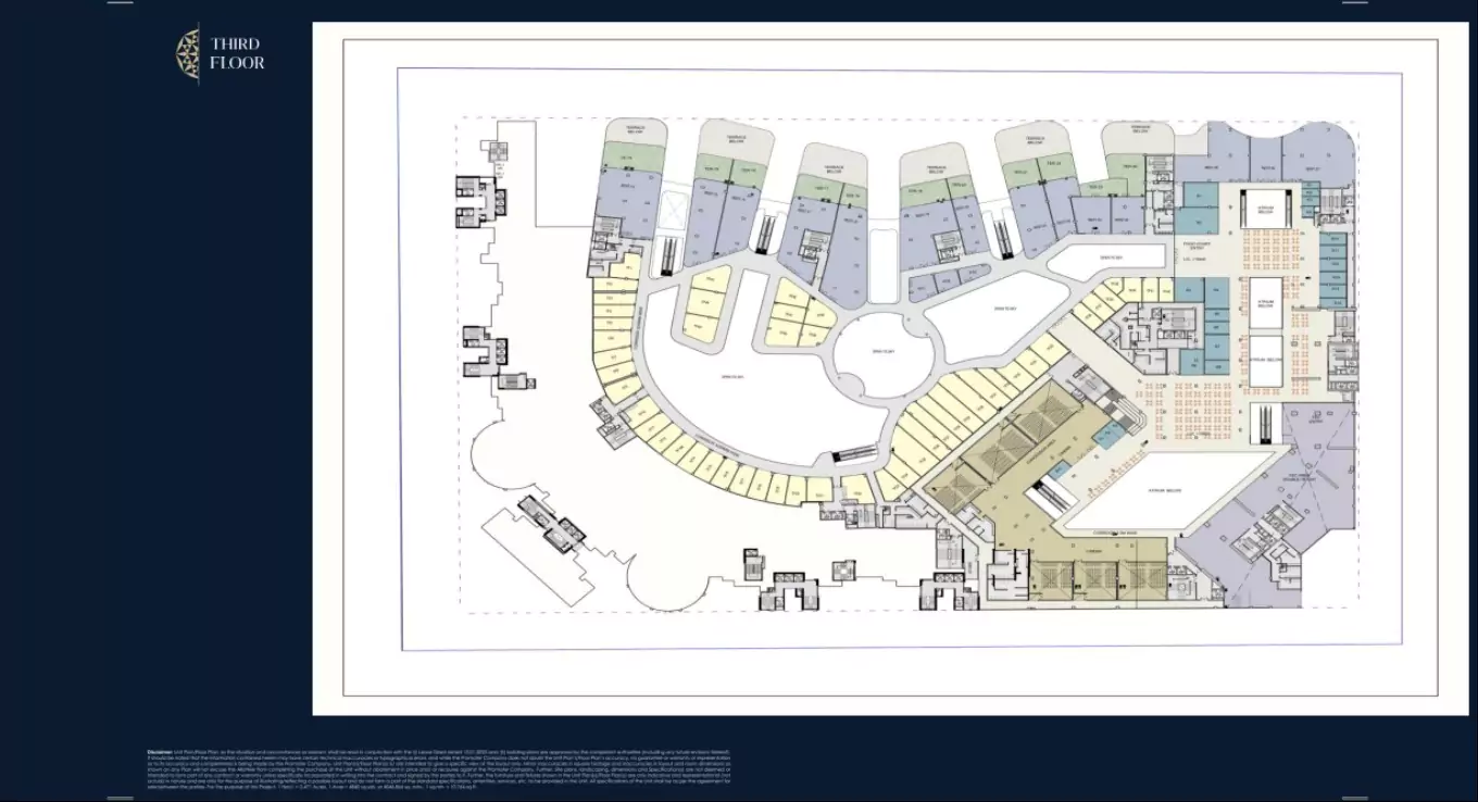 M3M The Cullinan Avenue Third Floor Plan