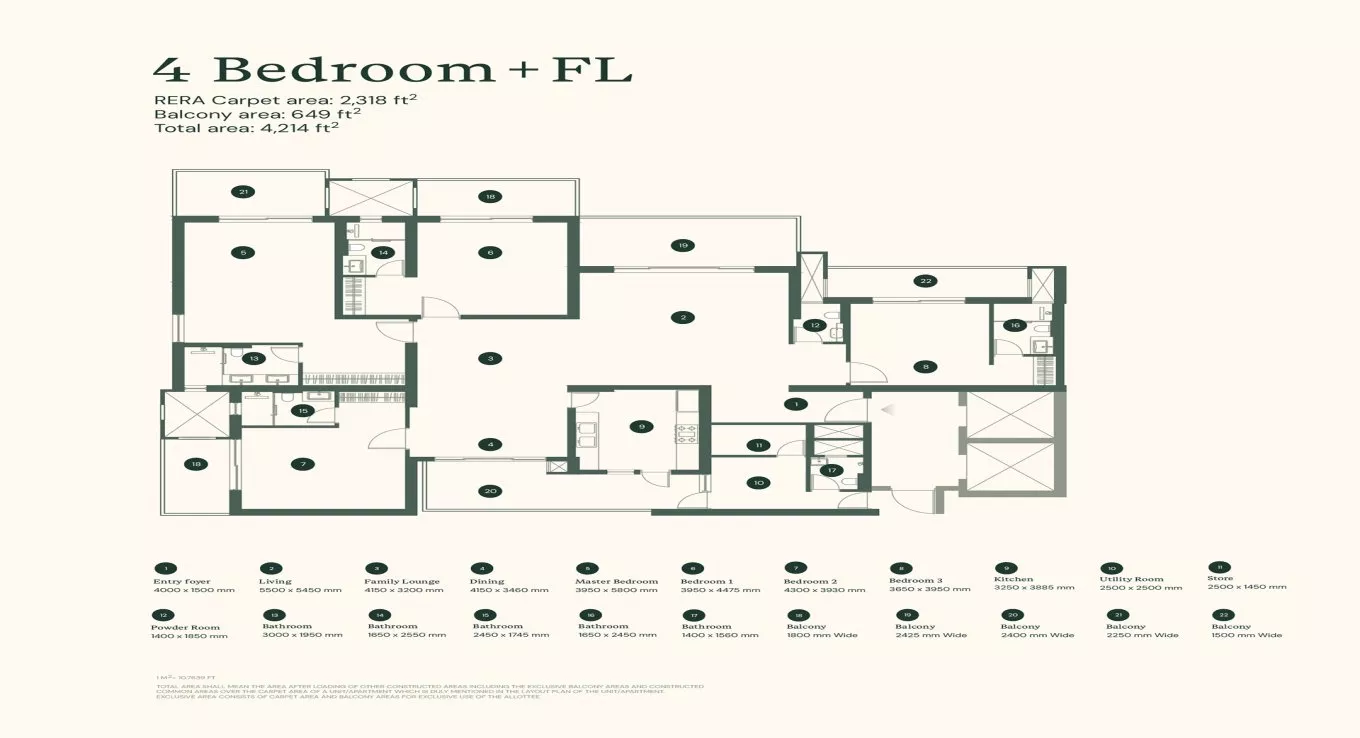 Max Estate 105 Floor Plan Type 2