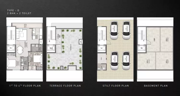 Signature Global City 93 2 BHK Floor Plan