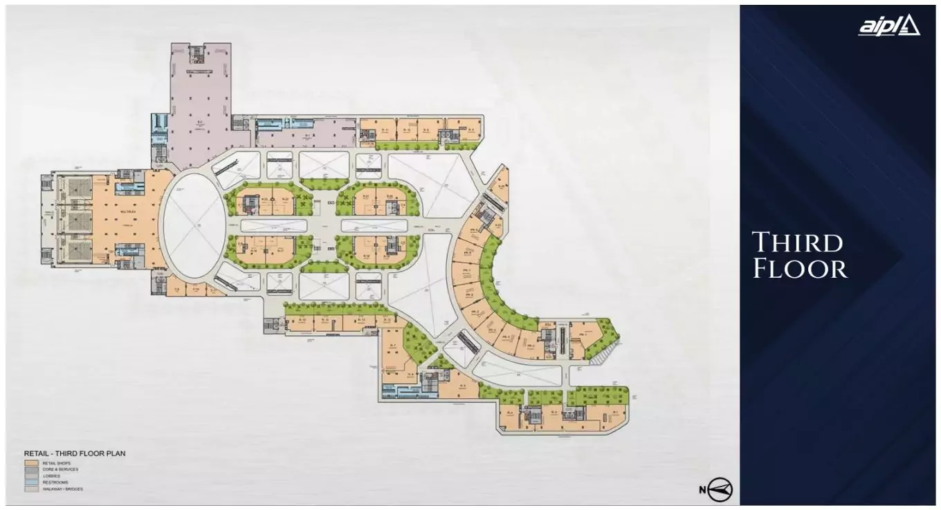 AIPL Joy District (Third Floor) Floor Plan