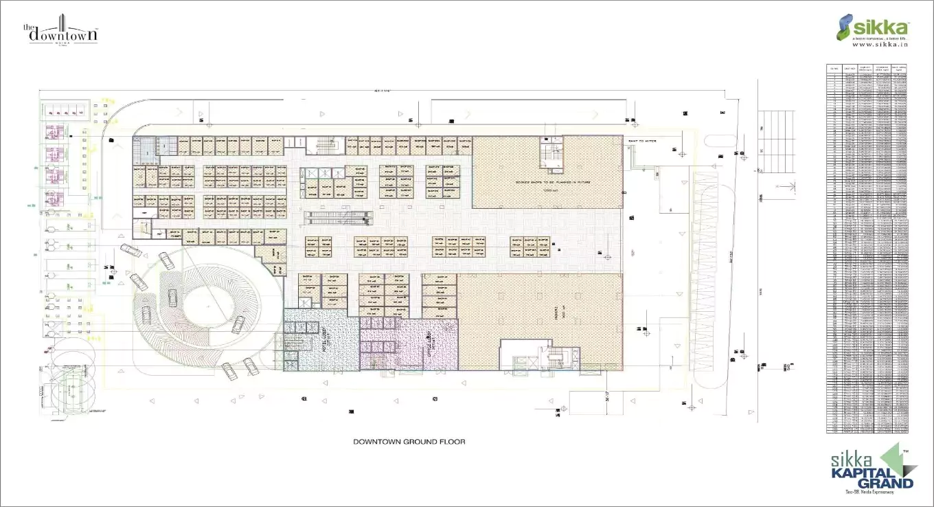 Sikka Mall of Noida Floor Plan
