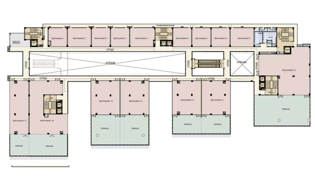 Bhutani City Center 150 Top Floor Plan