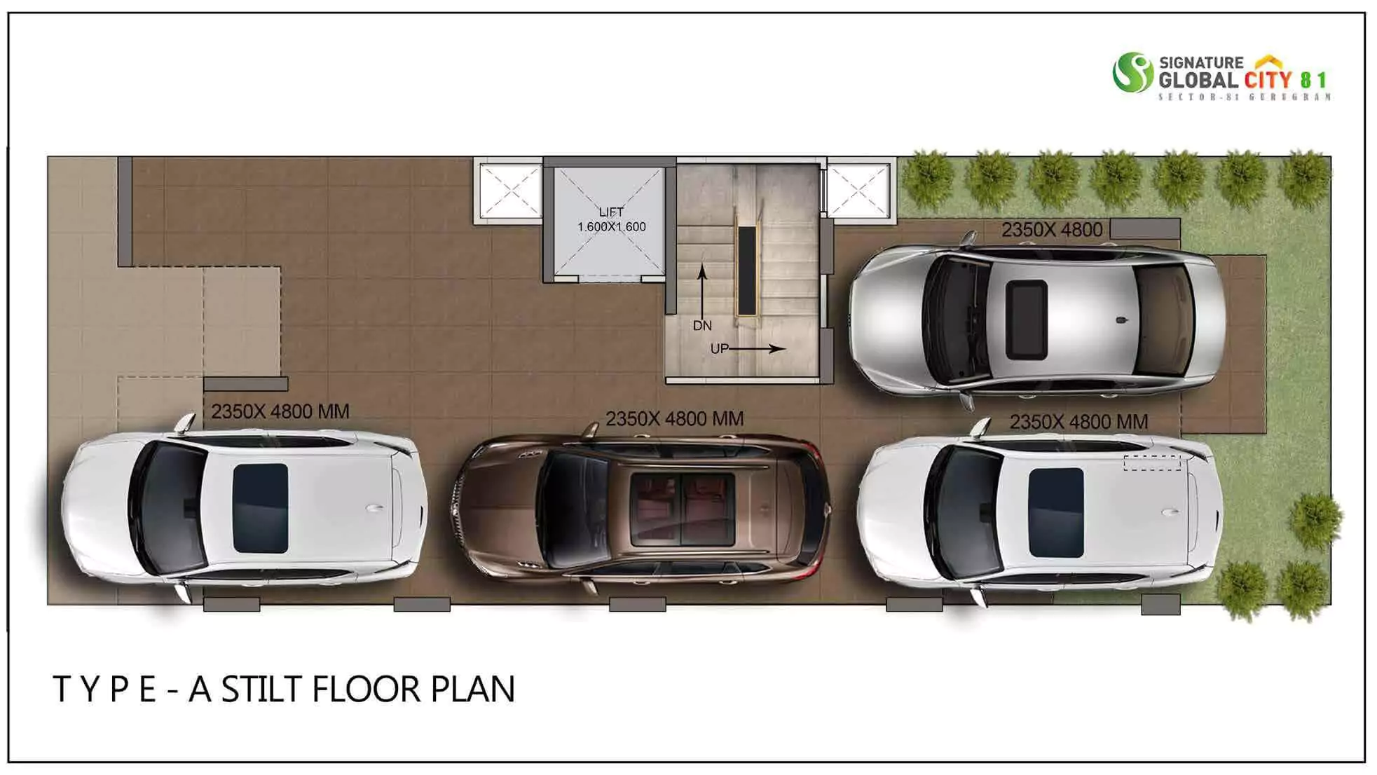 Signature Global City 81 Stilt Floor Plan