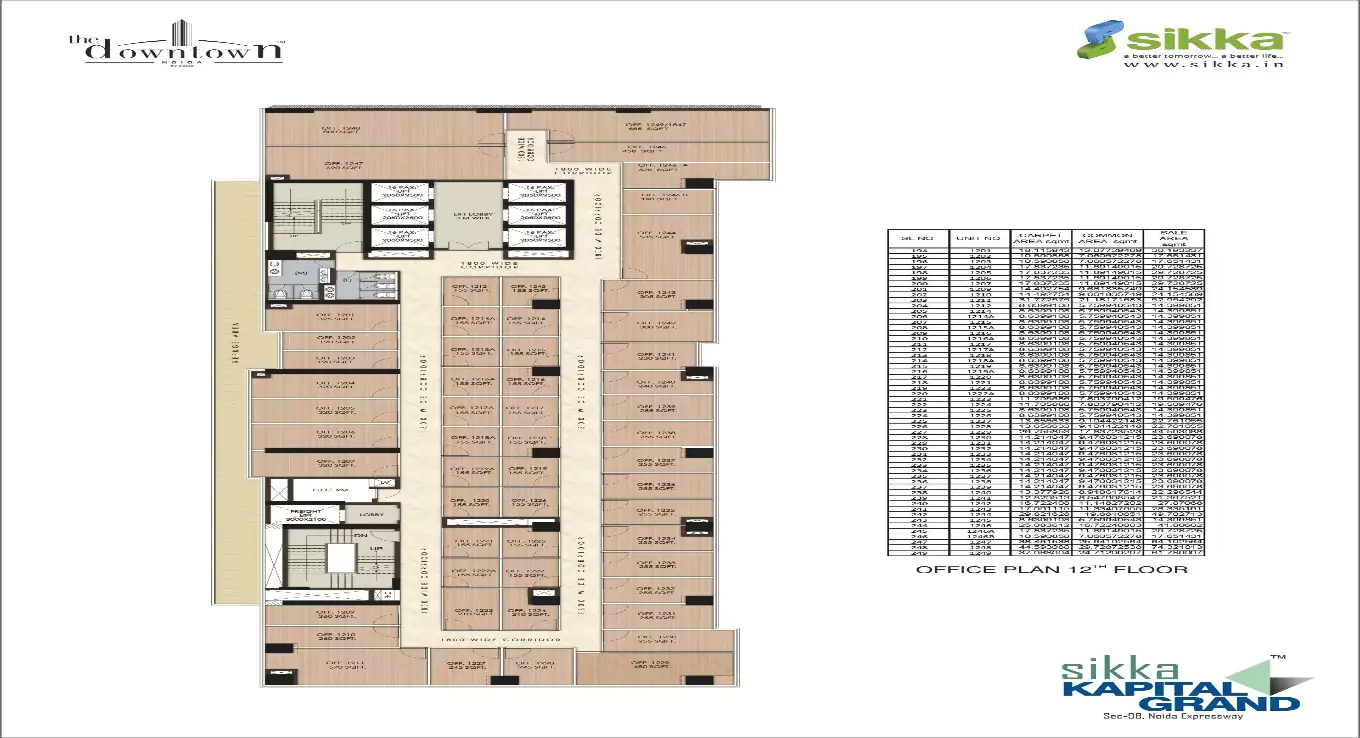 Sikka The Downtown Floor Plan