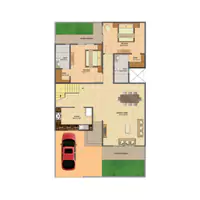 32nd Parkview 2 BHK Floor Plan