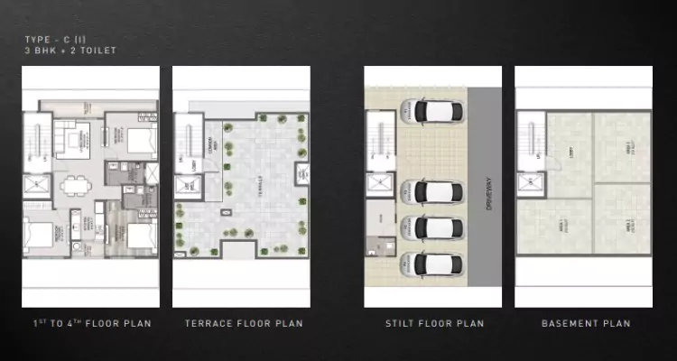 Signature Global City 93 3 BHK Floor Plan