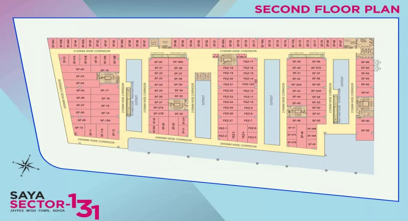 Saya Piazza Second Floor Plan