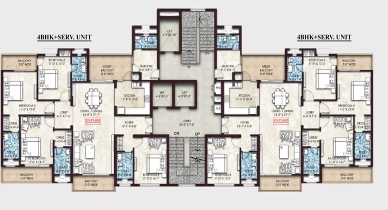 4 BHK (Type 2)