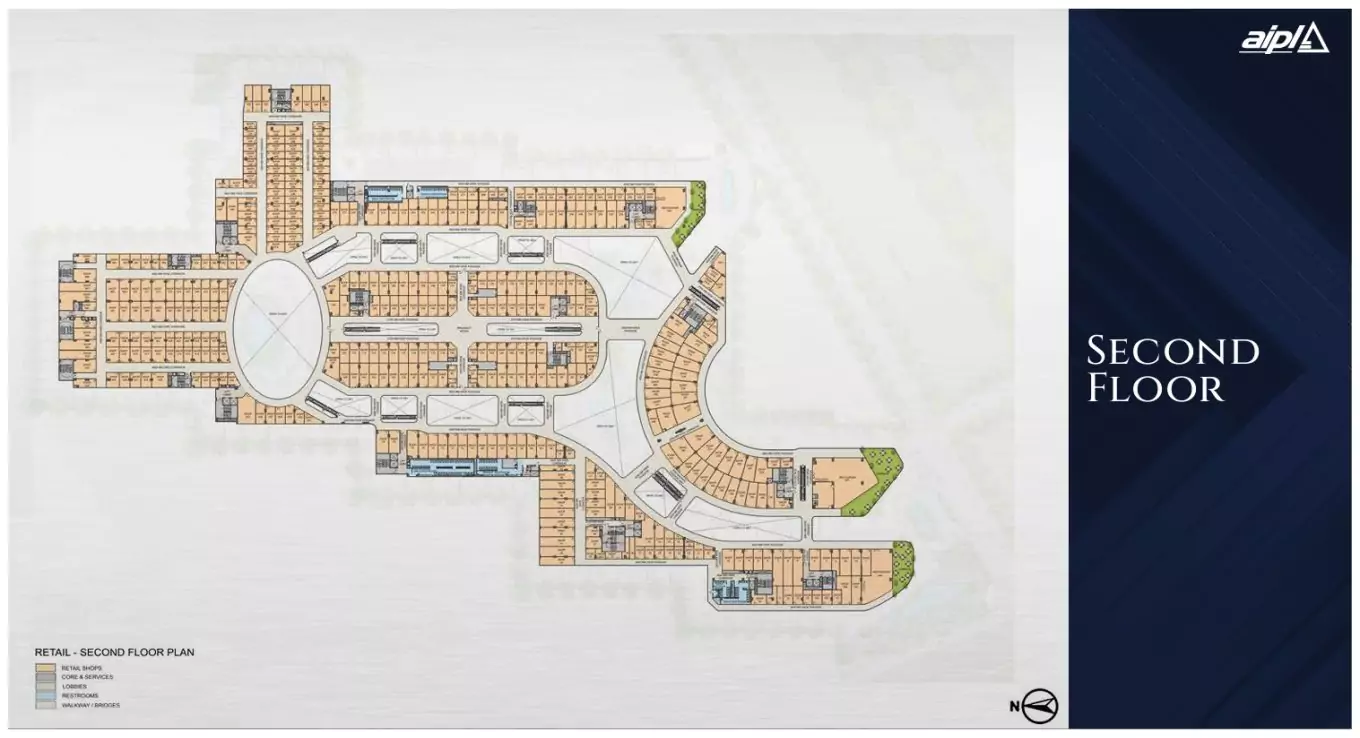 AIPL Joy District (Second Floor) Floor Plan