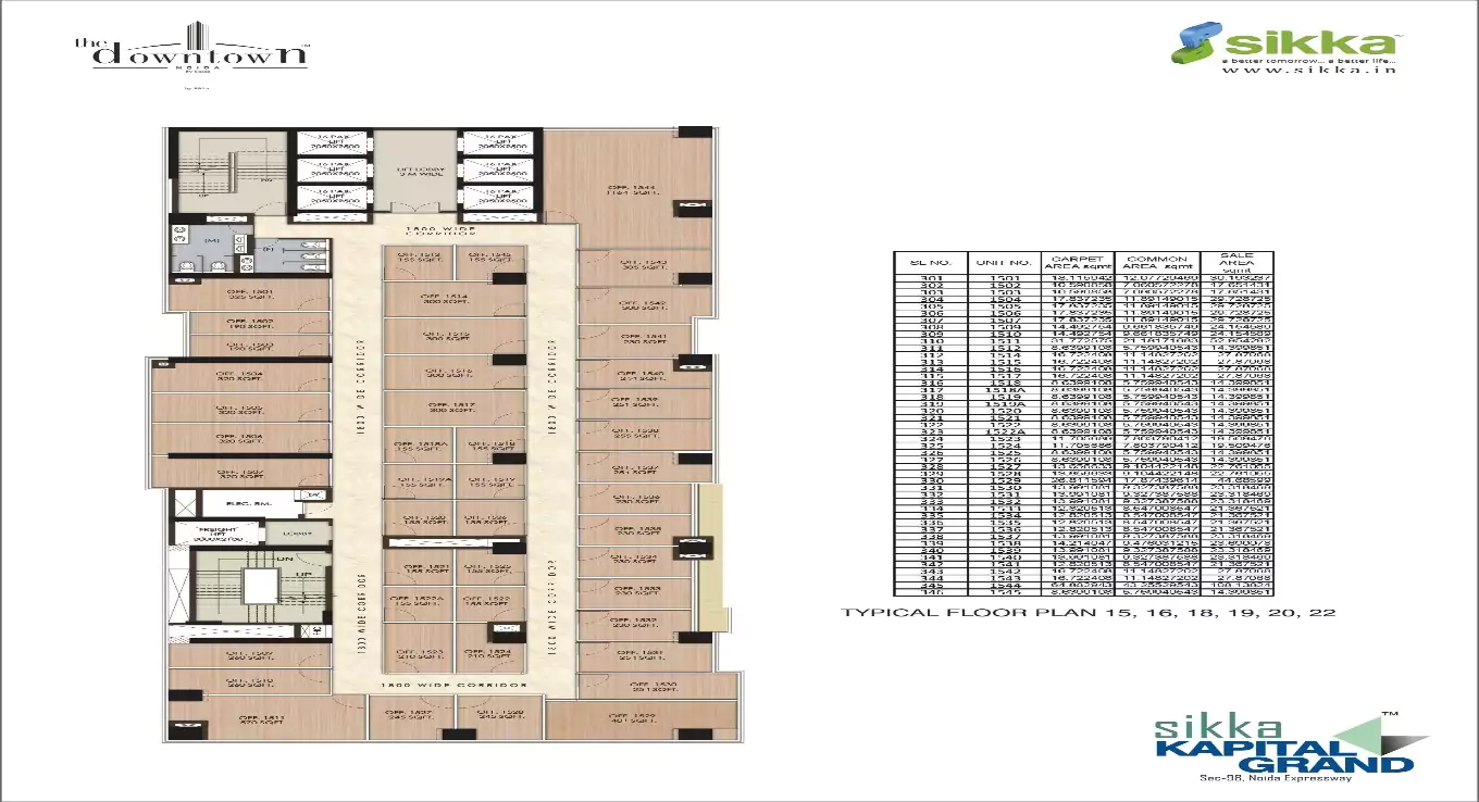 Sikka Mall of Noida Floor Plan