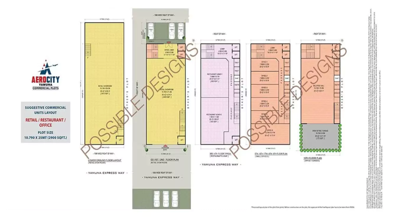Gaur Aerocity Floor Plan