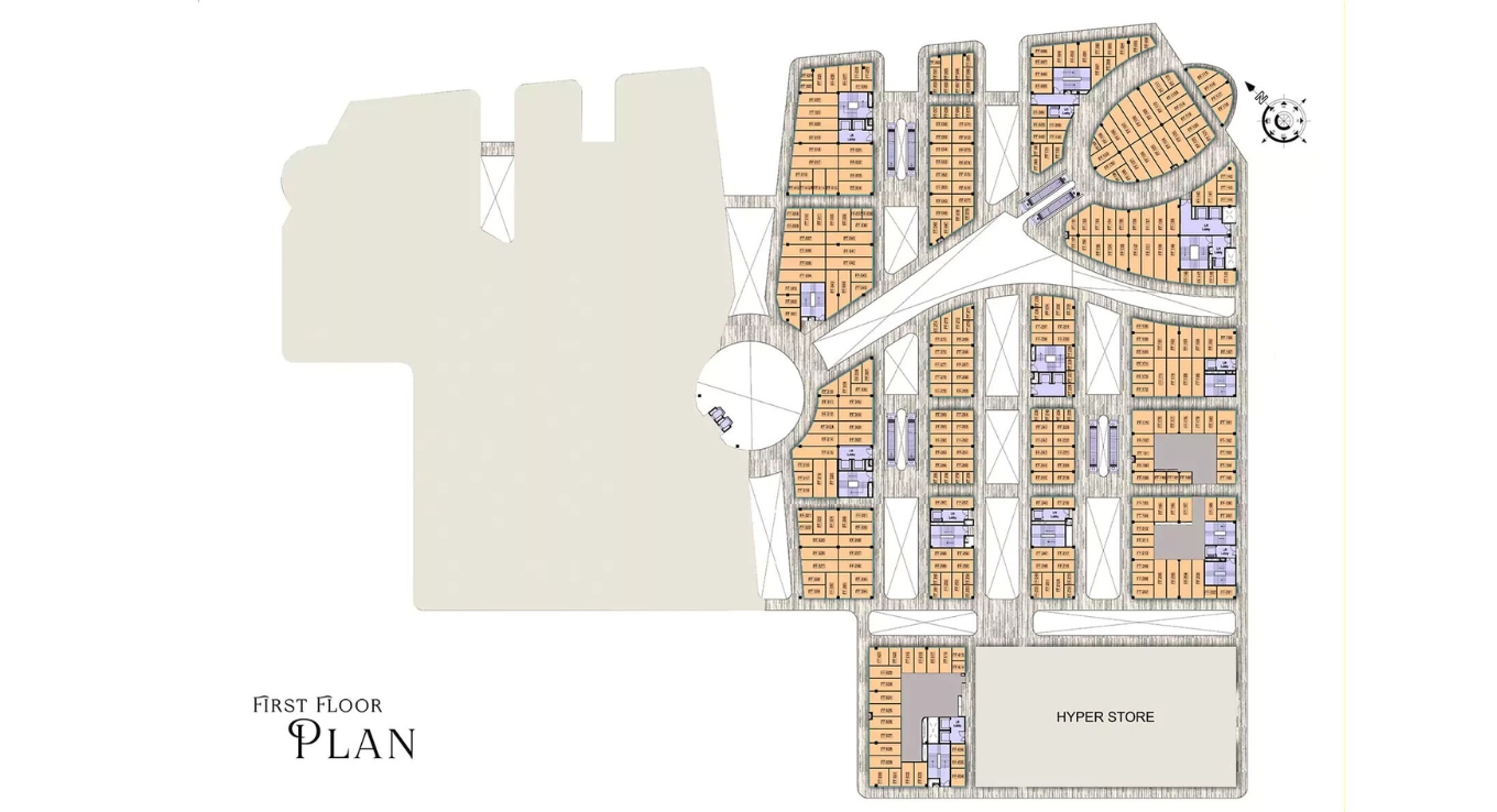 Migsun Rohini Central First Floor Plan