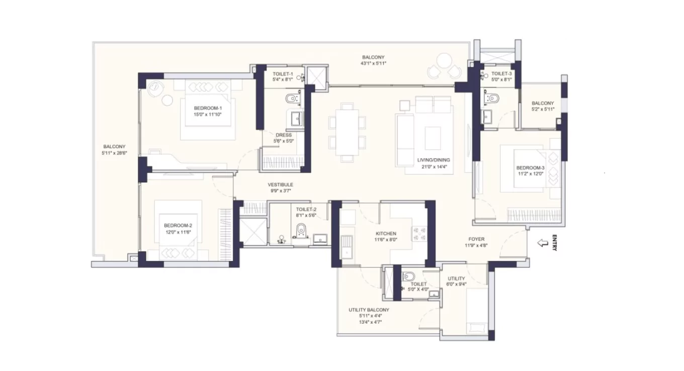 Conscient Parq Floor Plan