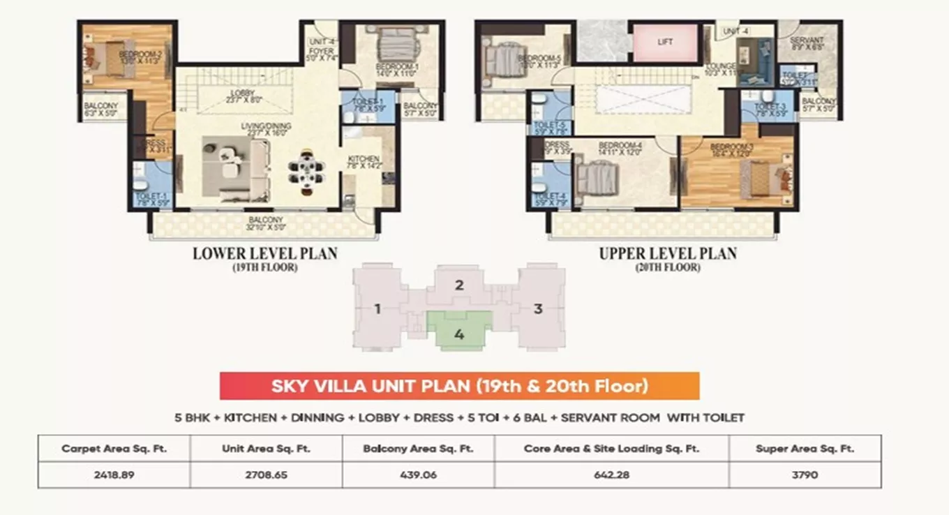 5 BHK (Type 1)