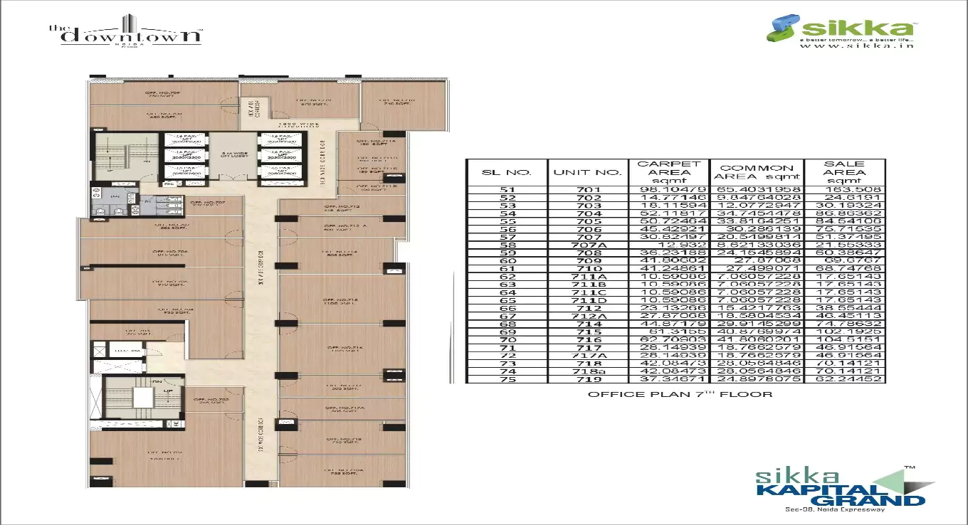 Sikka Mall of Noida Floor Plan