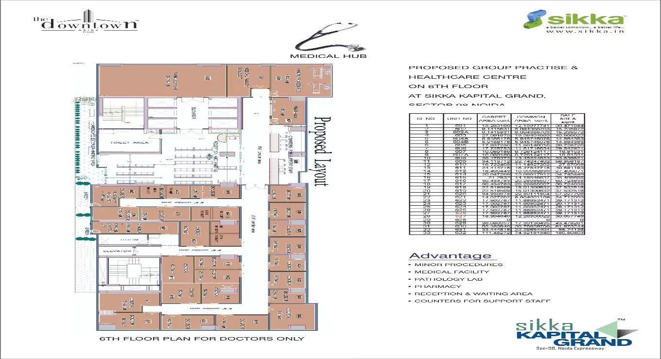 Sikka Mall of Noida Floor Plan